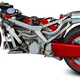 Illustration for article titled Ferrari V4 Motorcycle Concept: If Tron Were a City in Italy